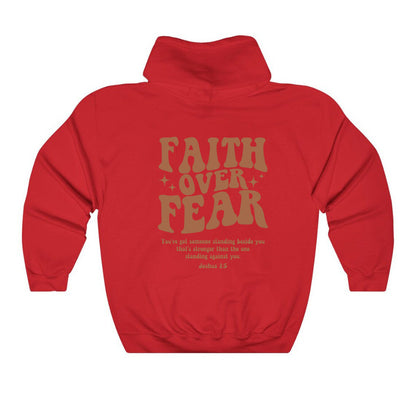 Faith Over Fear Hoodie Christian Sweatshirt Fashion Faith Shi