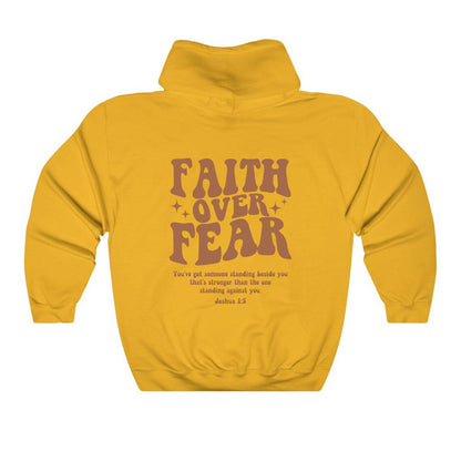 Faith Over Fear Hoodie Christian Sweatshirt Fashion Faith Shi
